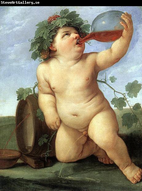 Guido Reni Drinking Bacchus